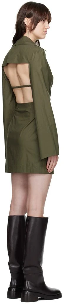 Nanushka Khaki Esma Minidress 3