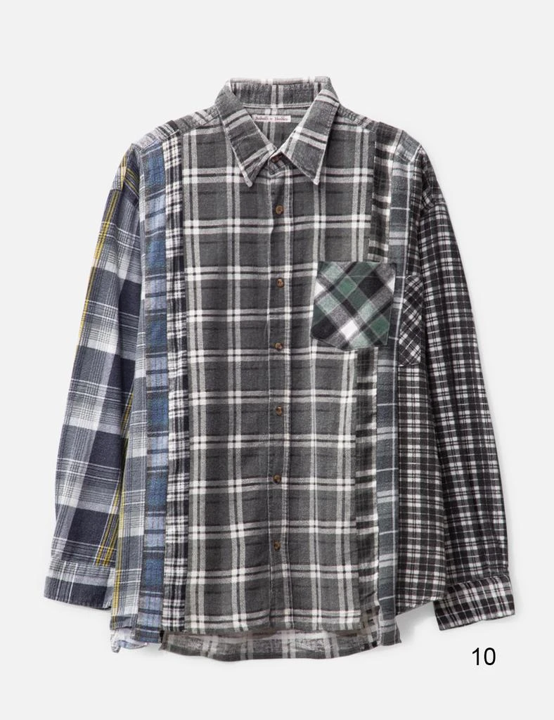 Needles 7 Cuts Wide Flannel Shirt 15