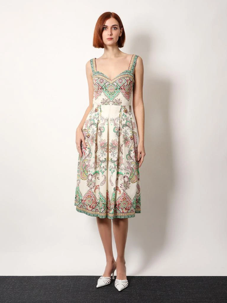 ETRO Cotton dress with iconic print 2
