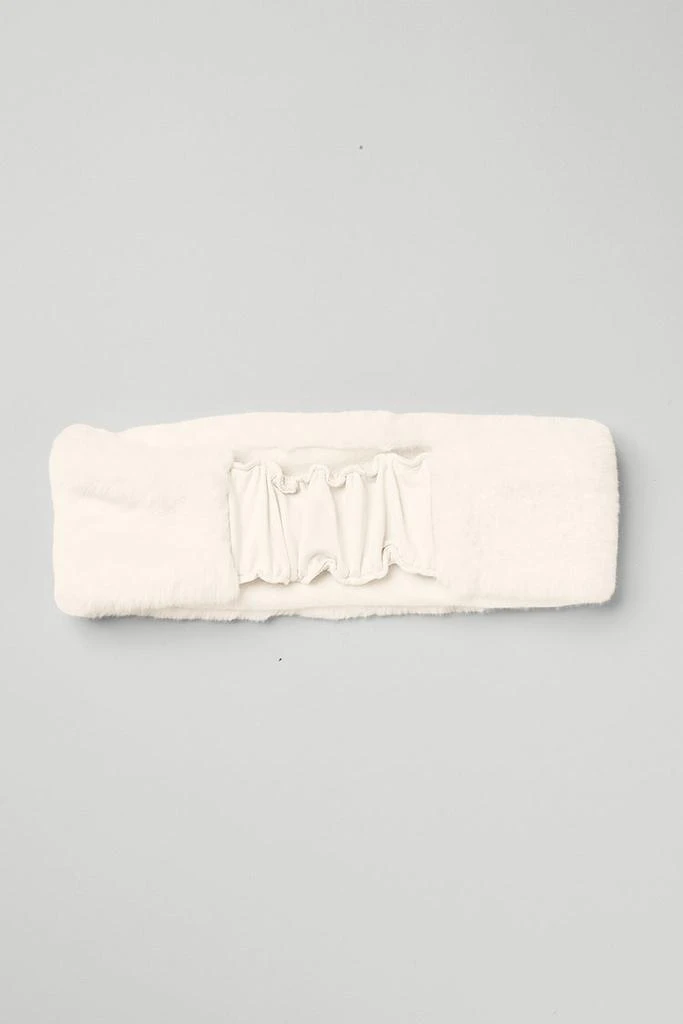 Alo Faux Fur Ear Warmers - Ivory 3