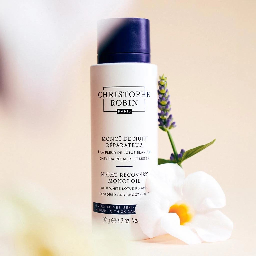 Christophe Robin Christophe Robin Night Recovery Monoï Oil with White Lotus Flower 92ml 2