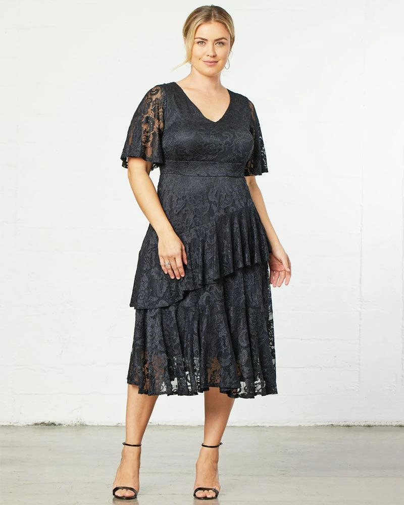 Kiyonna Lace Affair Cocktail Dress 1