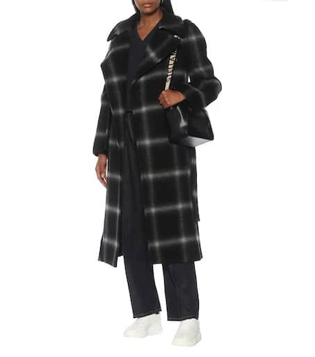 Stella McCartney Checked wool coat 5