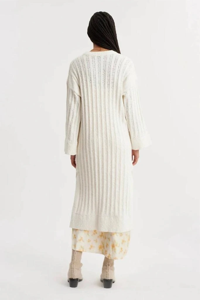 HOLZWEILER Foss Knit Dress In White 3