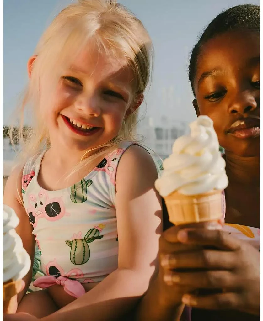 Deux par Deux Girl Two-Piece Swimsuit Flamingo and Cactus Print - Child 2