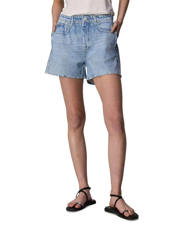 Rag & Bone rb Miramar Walking Cotton Terry Sweatpant Jean Shorts