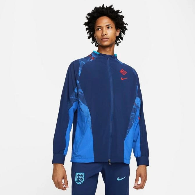 NIKE Men's Nike Dri-FIT England Soccer AWF Full-Zip Soccer Jacket 1