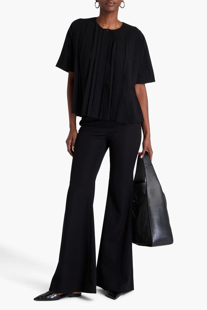 Joseph Bouloi pleated crepe blouse