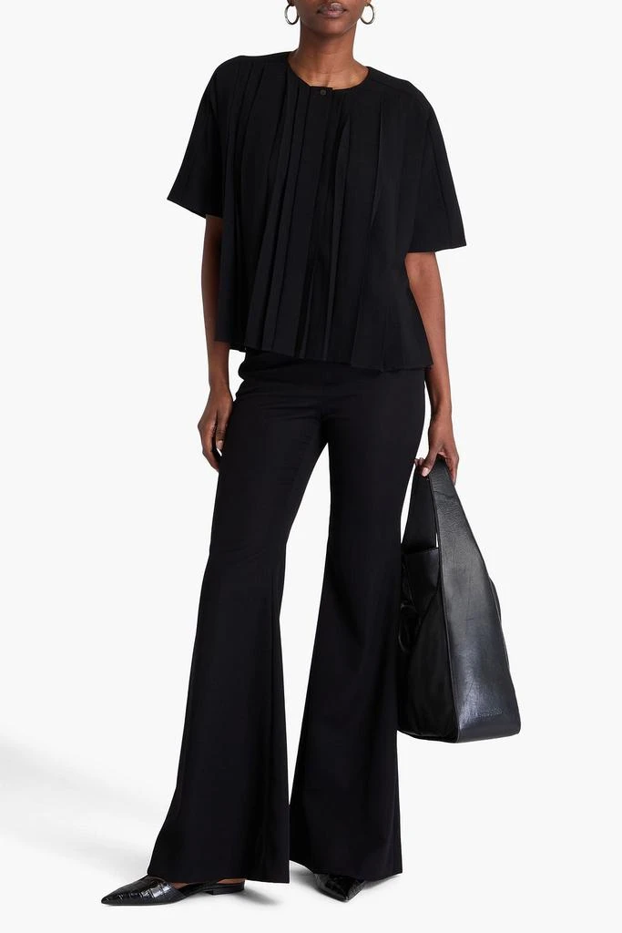 Joseph Bouloi pleated crepe blouse 2