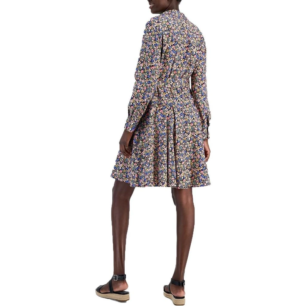 Nautica Jeans Co. Womens Floral Print Cotton Shift Dress 2