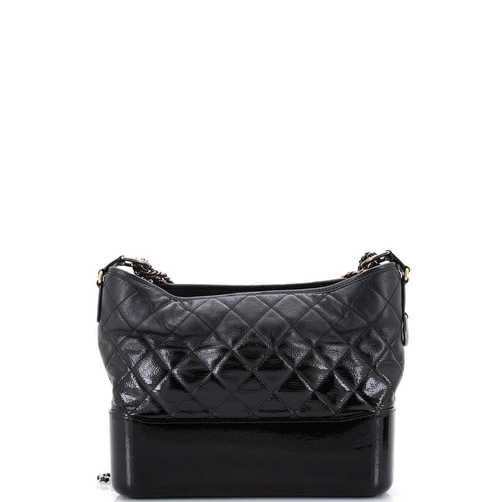 Chanel Gabrielle Hobo Quilted Goatskin and Patent Medium 3