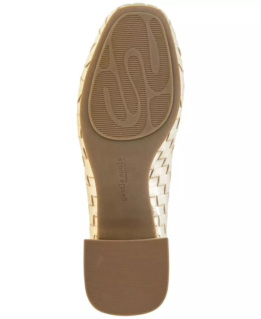 Gentle Souls Women's Lancinen Woven Block-Heel Pumps 5