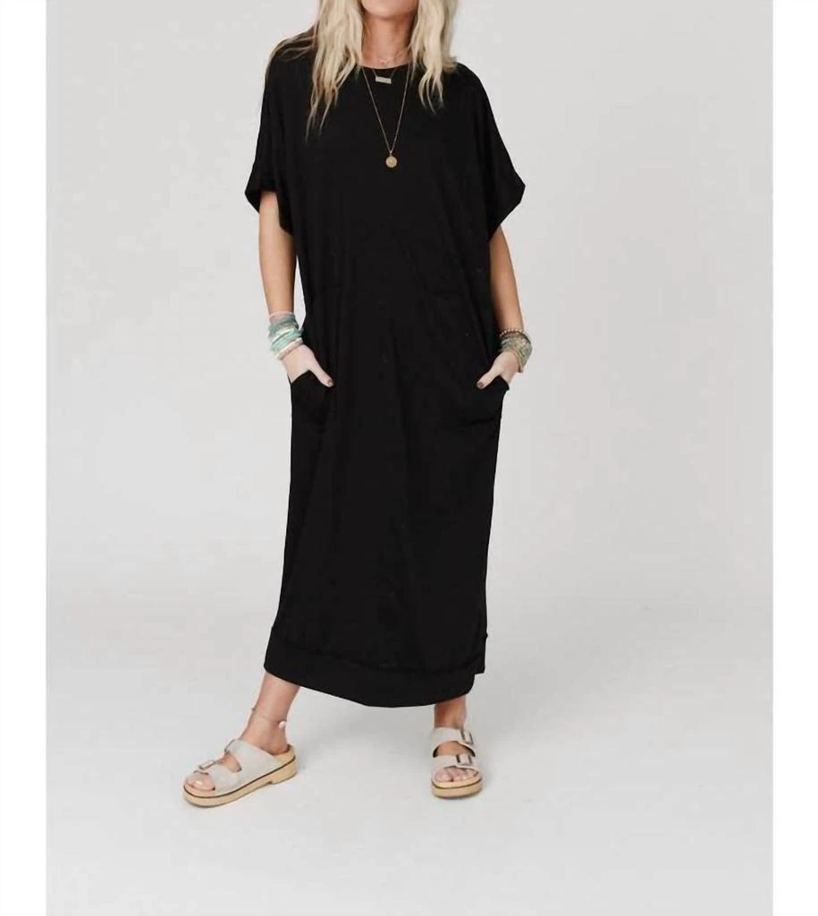 three bird nest Three Bird Nest - Short Sleeve T-Shirt Maxi Dress