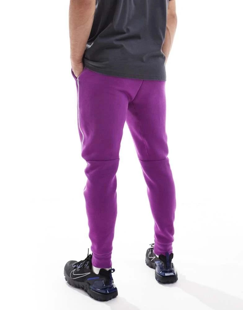 NIKE Nike Tech Fleece reflective joggers in purple 4