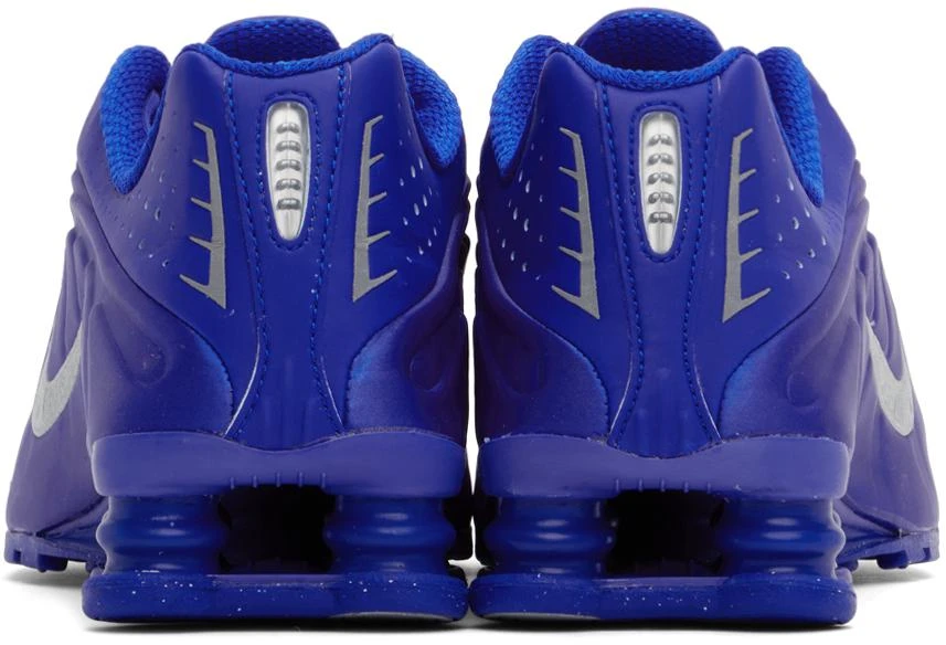 NIKE Blue & Silver Shox R4 Sneakers 2