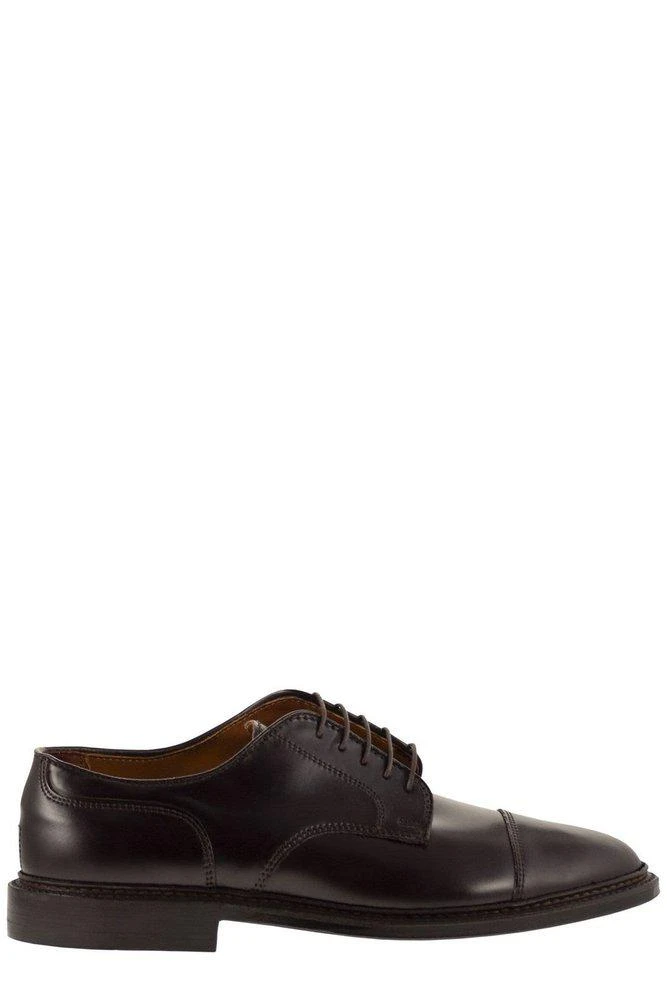 ALDEN Alden Cap Toe Leather Derby Shoes