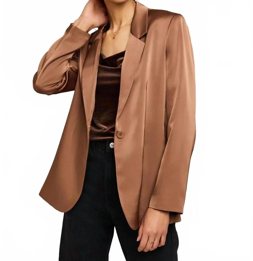 Gentle Fawn Dione Blazer In Chestnut 2
