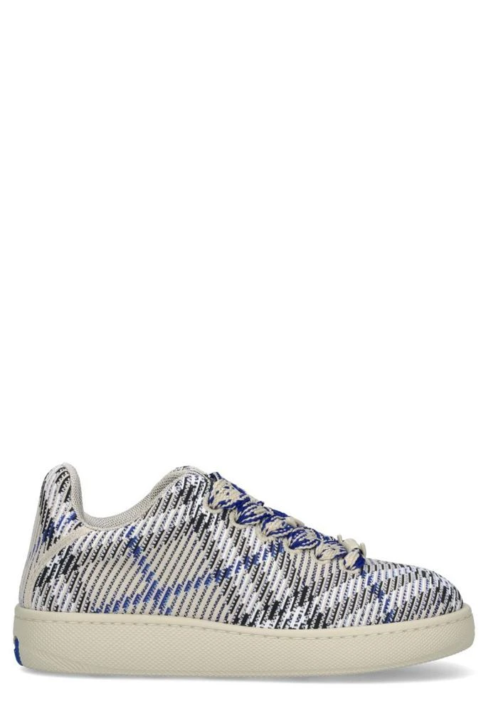 Burberry Burberry Box Checked Lace-Up Sneakers 1