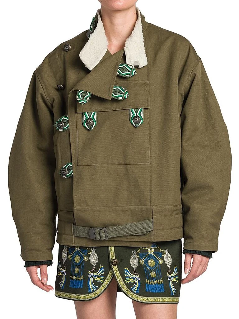 ETRO Faux Fur Collar Jacket 3