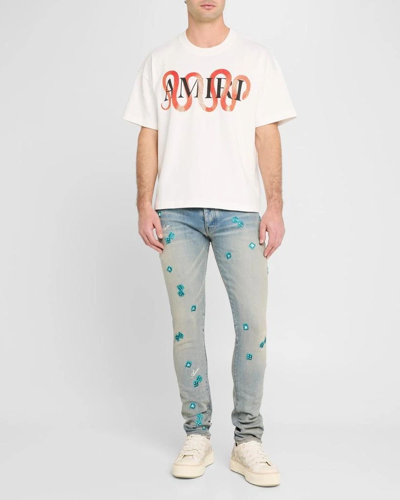 AMIRI Men's Dice Skinny Jeans 2