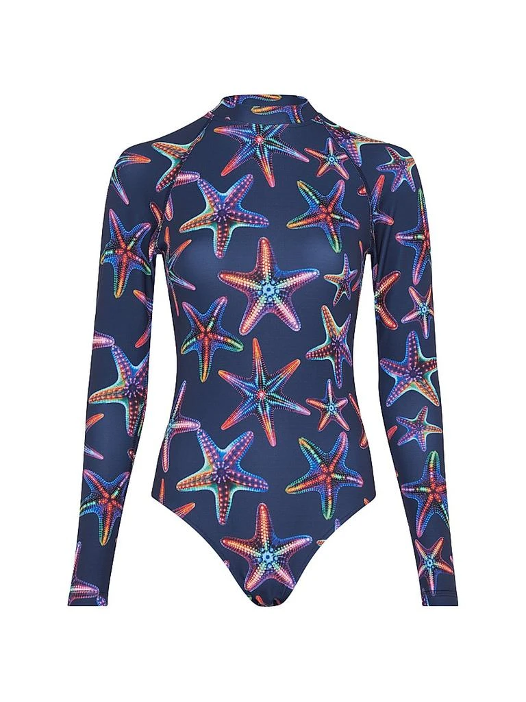 Vilebrequin Disco Stars Mock Turtleneck One-Piece Rashguard 1