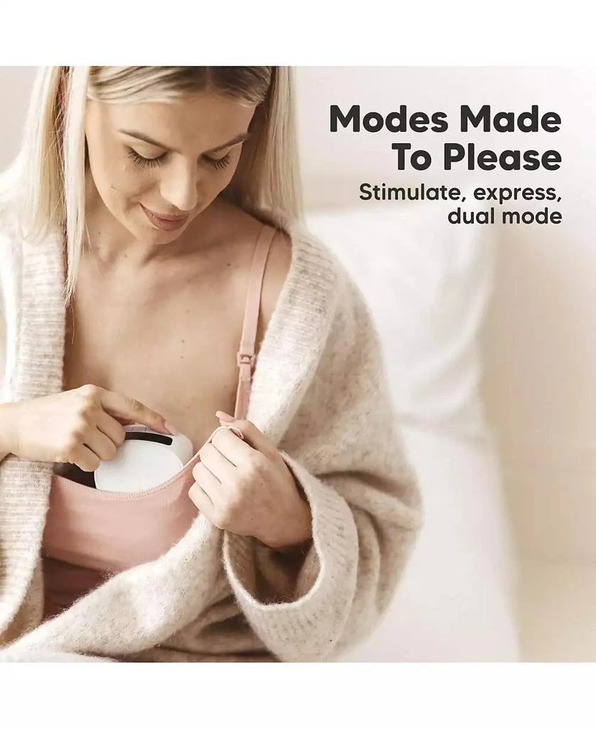 KeaBabies Pulse S10 Pro Breast Pump, Hands Free Double Electric Breast Pumps, Wearable Breastfeeding Pump Portable, 24mm Flange 7