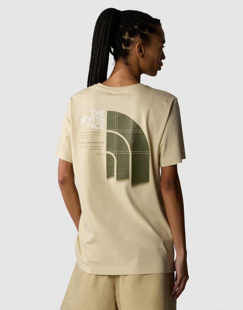 The North Face The North Face W graphic s/s tee 3 in gravel