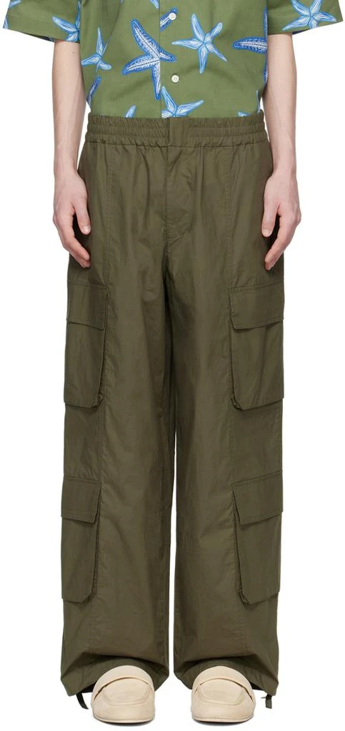 AFTER PRAY Khaki Utility Cargo Pants 1