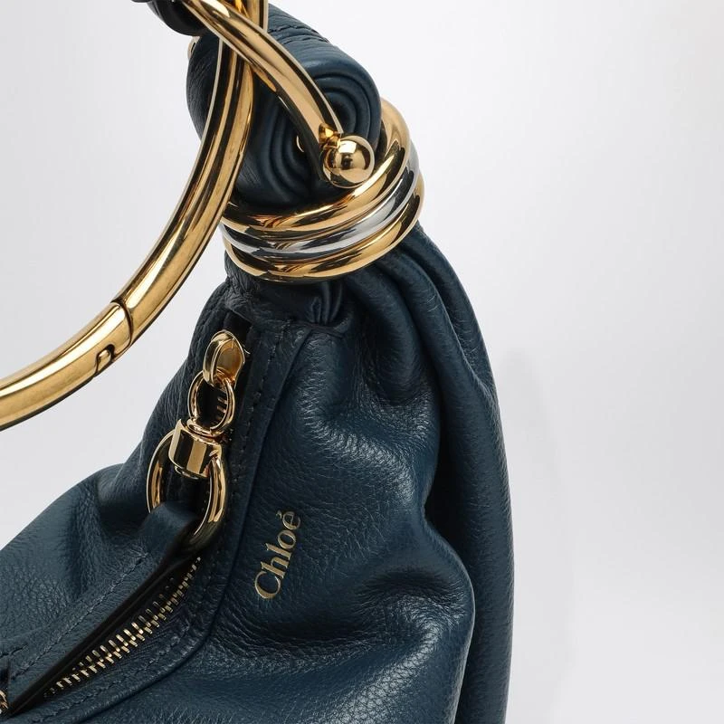Chloé Small Bracelet Hobo bag blue 7