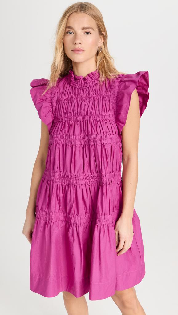 Sea Steph Cotton Flutter Sleeve Tunic Dress