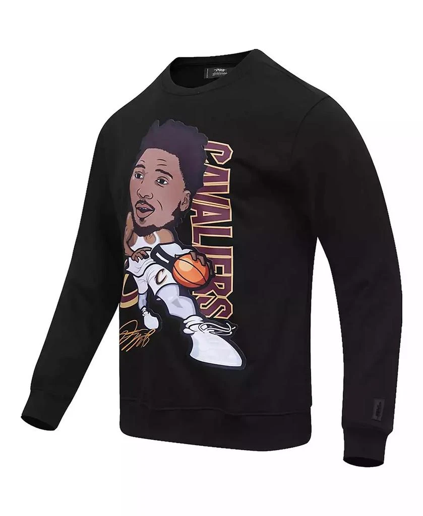 Pro Standard Men's Donovan Mitchell Black Cleveland Cavaliers Avatar Pullover Sweatshirt 3