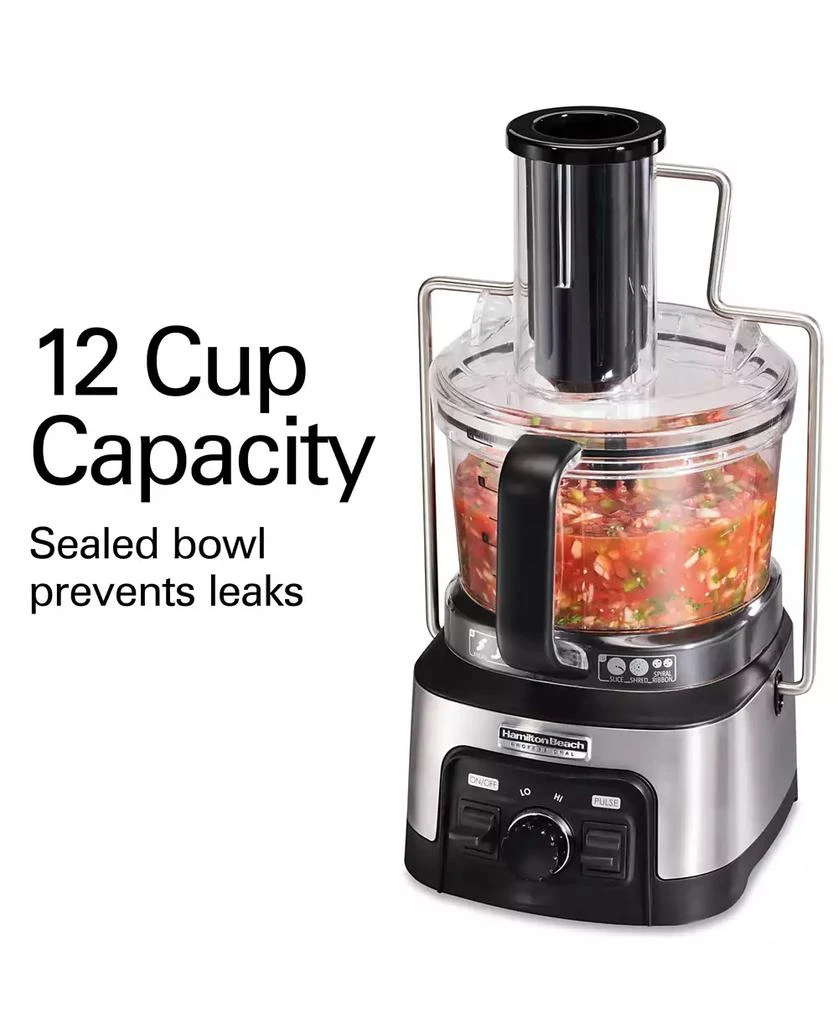 Hamilton Beach Professional Spiralizing Stack & Snap Food Processor 6