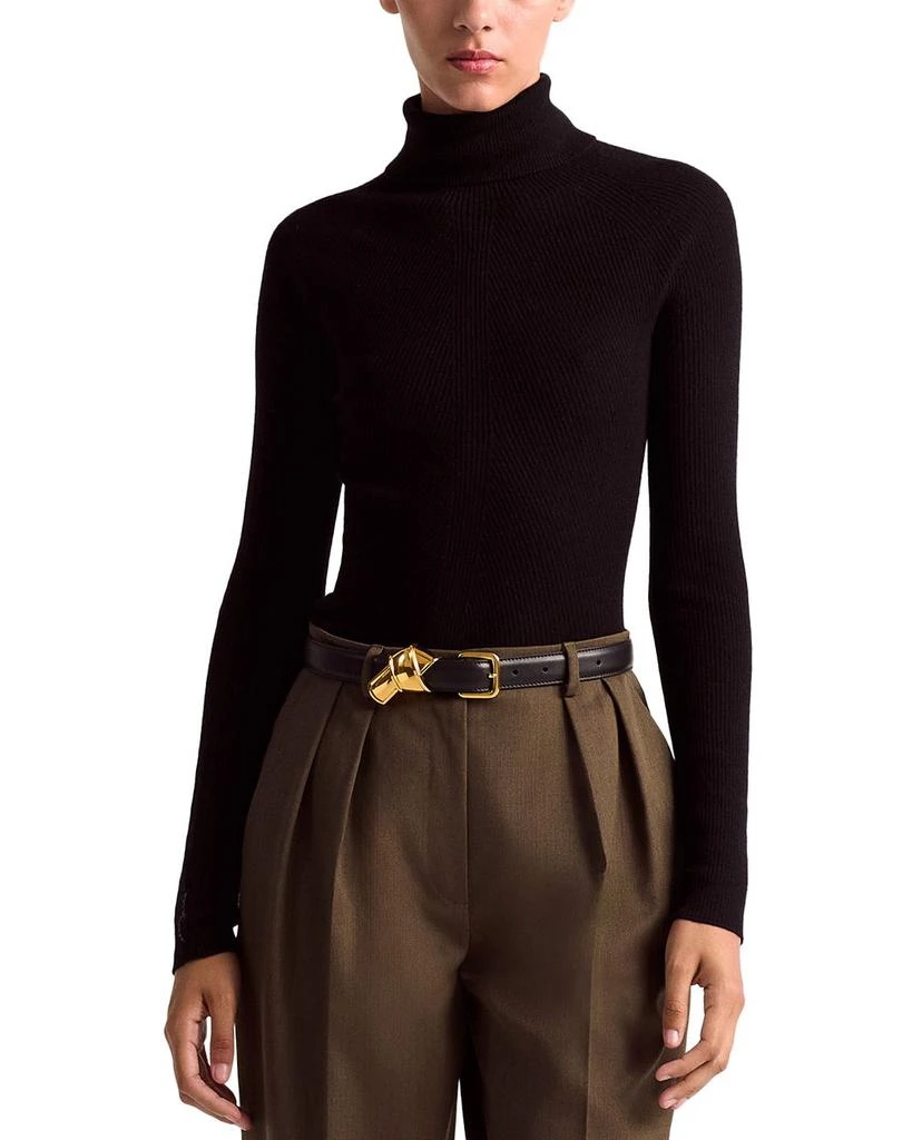 Altuzarra Demi Cashmere Ribbed Turtleneck Sweater 1