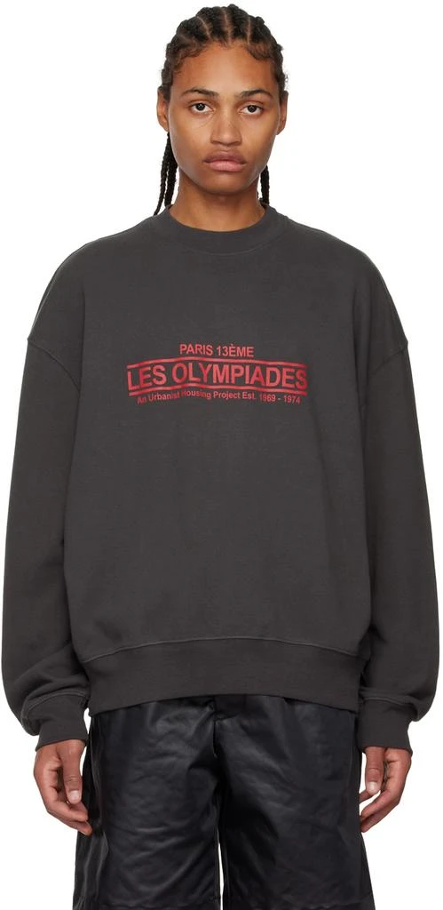 Song for the Mute Black 'Les Olympiades' Sweatshirt 1