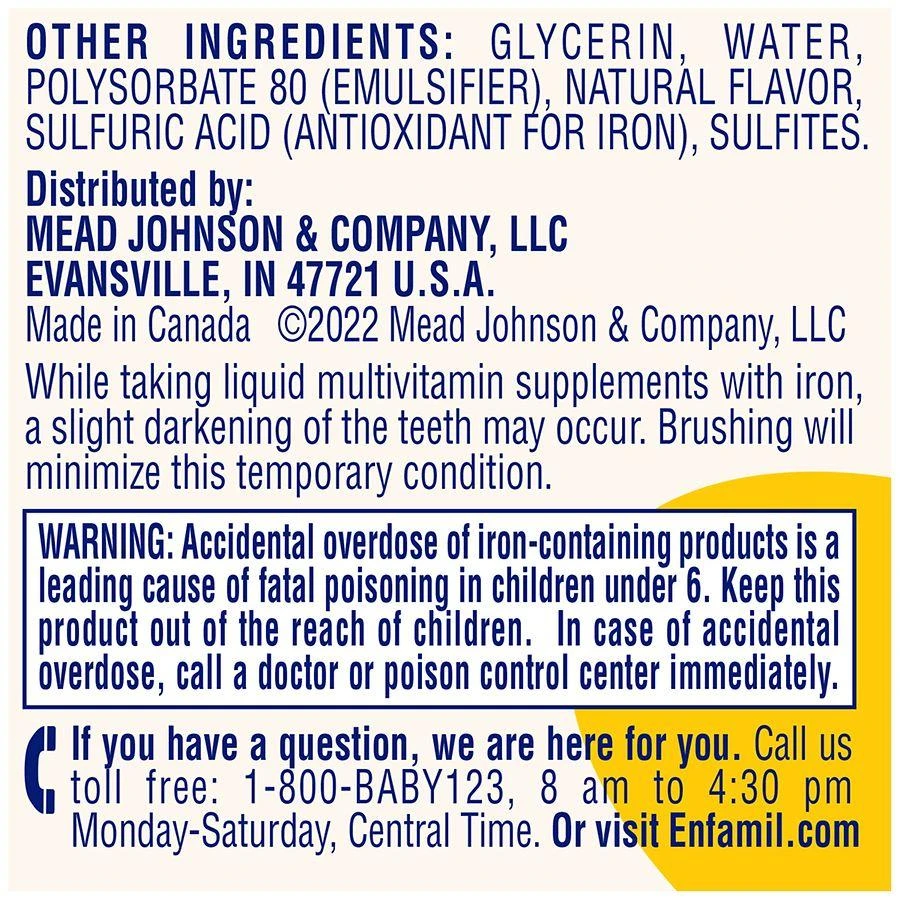 Enfamil Liquid Multivitamin Drops With Iron 3