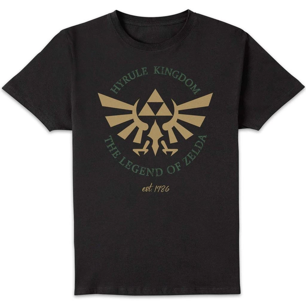 Nintendo The Legend of Zelda Hyrule Kingdom Crest Unisex T-Shirt - Black 1