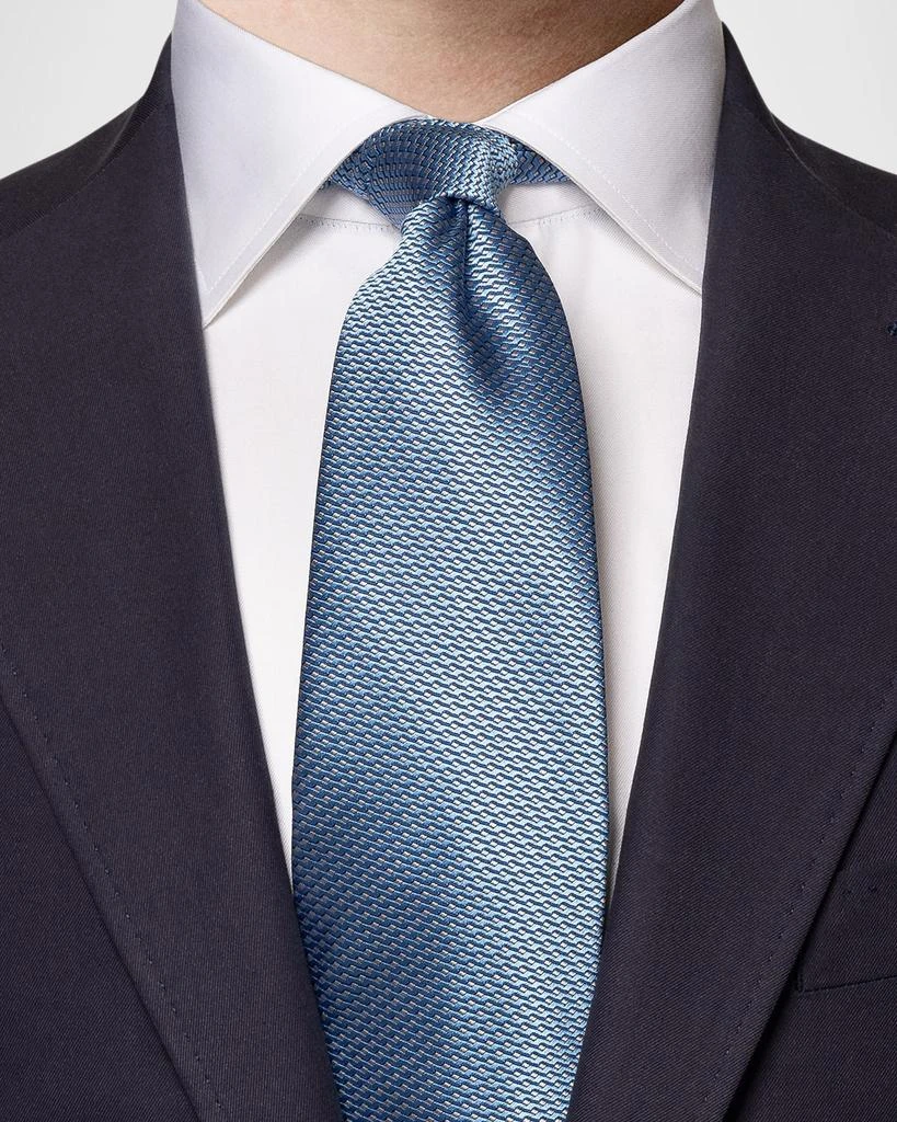 Eton Men's Geometric Silk Tie 2