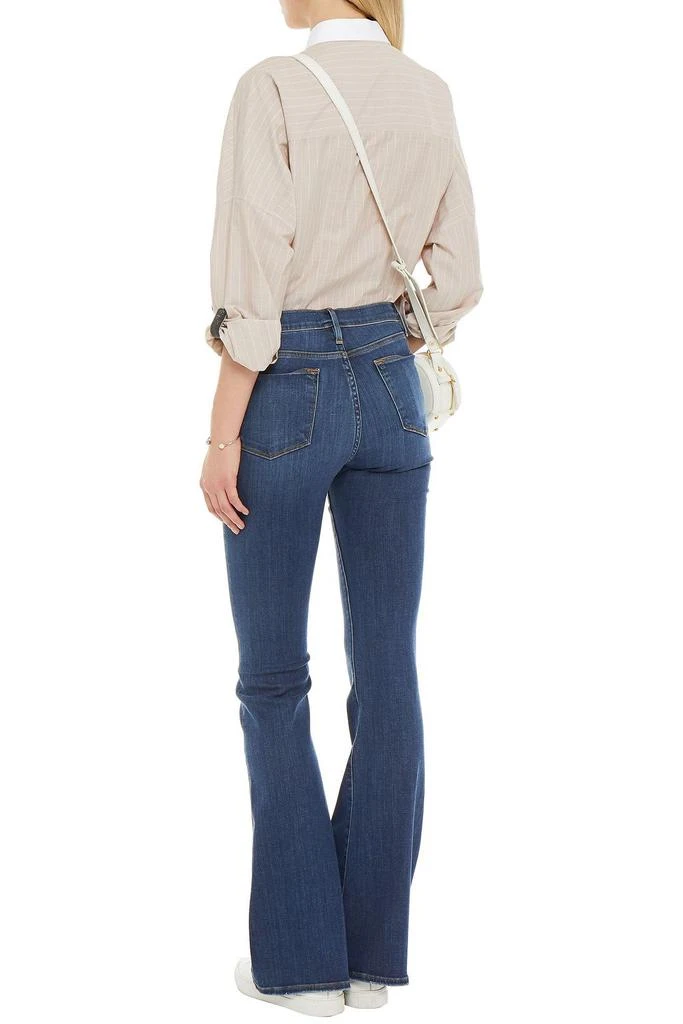 FRAME Le High Flare faded high-rise flared jeans 3