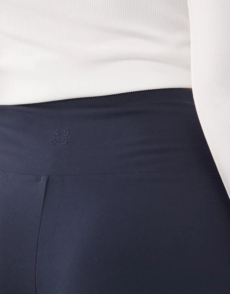 4505 4505 Hourglass Icon soft touch high waist wide leg dance pant in midnight navy 2