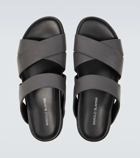 Manolo Blahnik Inezmu leather sandals 4