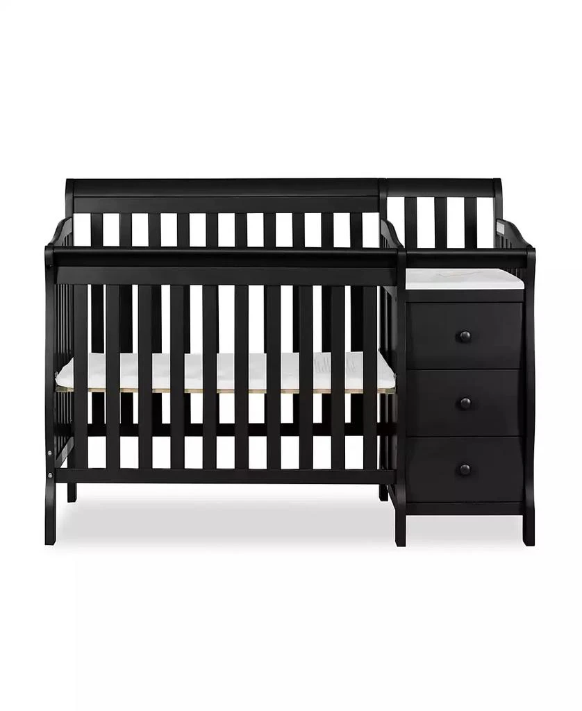 Dream On Me Jayden 4-in-1 Mini Convertible Crib And Changer in Cherry
