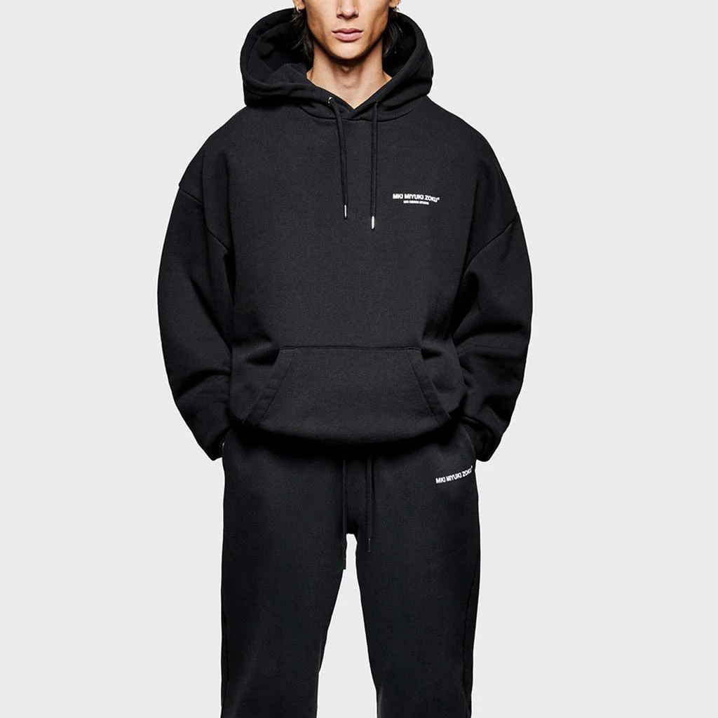 MKI Miyuki Zoku MIYUKI ZOKU Design Studio Loopback Cotton-Blend Hoodie 3