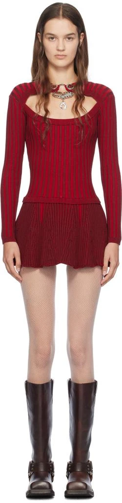 CHOPOVA LOWENA Red Patsy Minidress 1