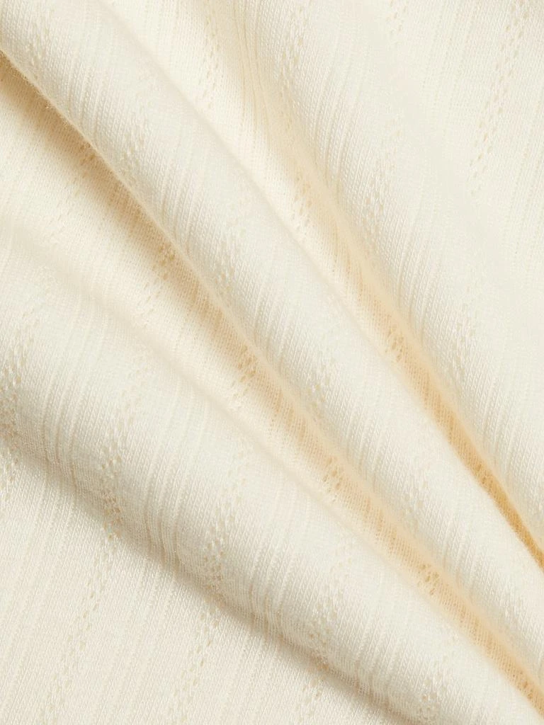 Eberjey Pointelle Rib-Knit Pants 6