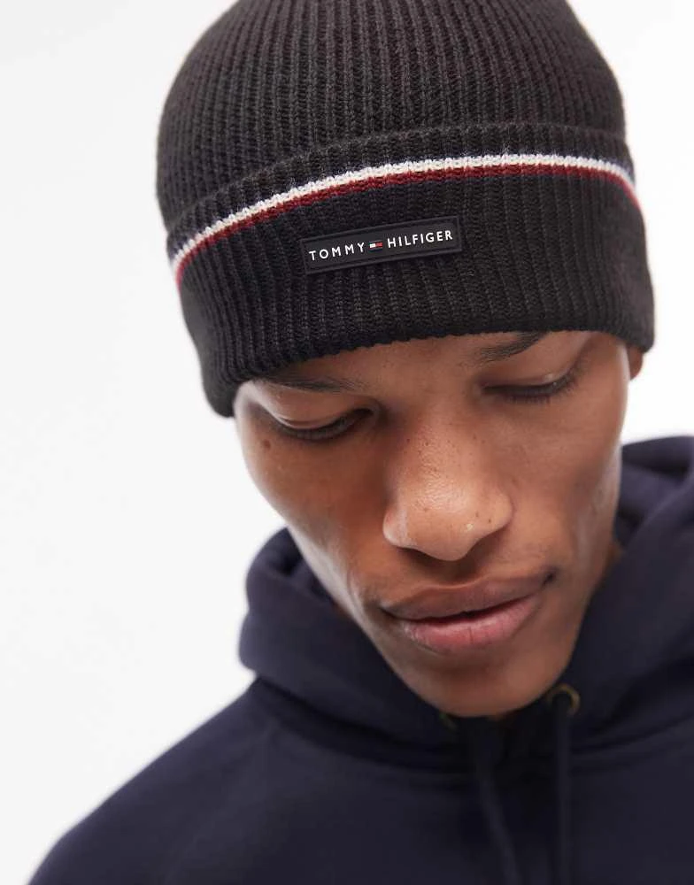 Tommy Hilfiger Beanie Buy Tommy Hilfiger Natural 100% Cotton Pom Pom Beanie from  main image 4