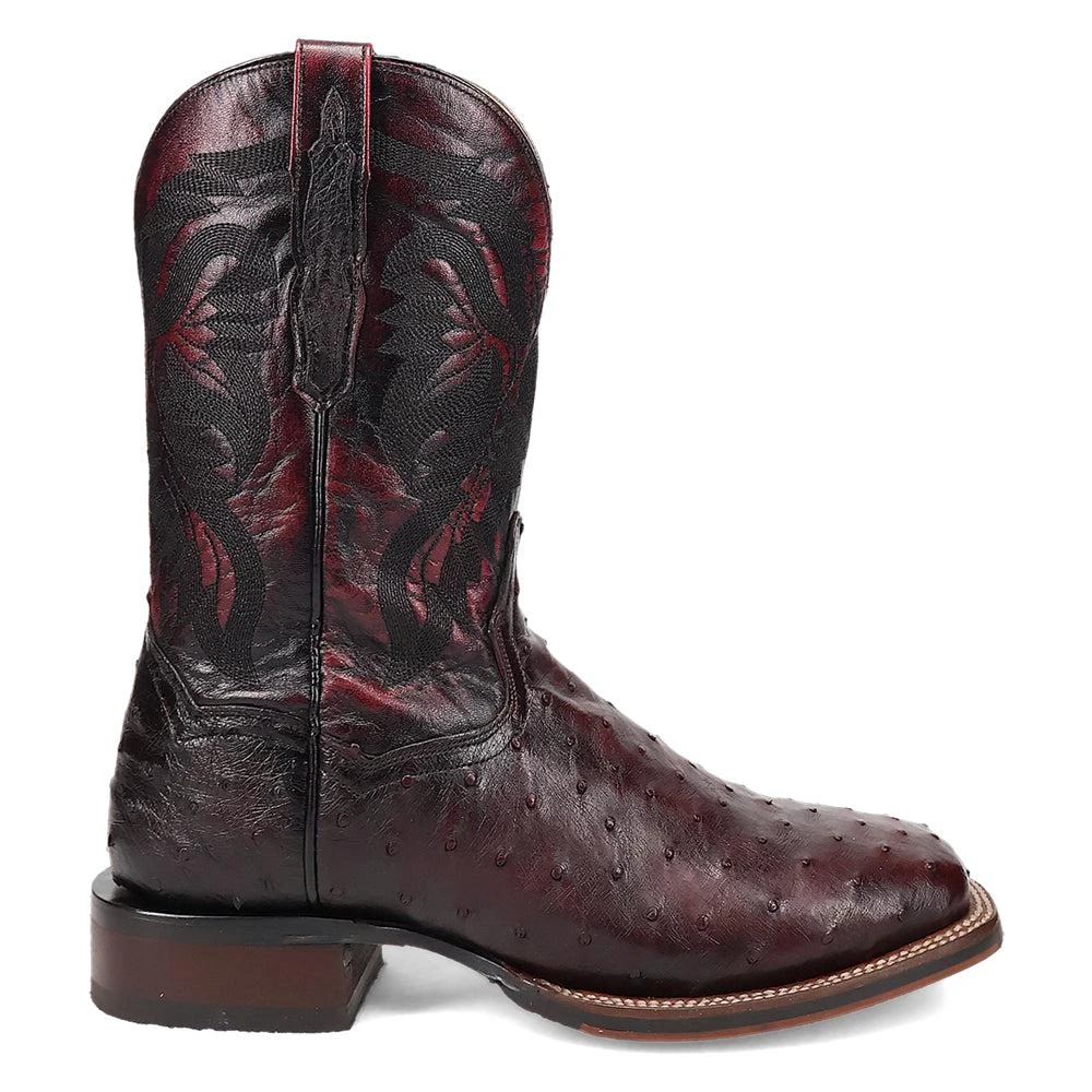 Dan Post Boots Alamosa Ostrich Square Toe Cowboy Boots 1