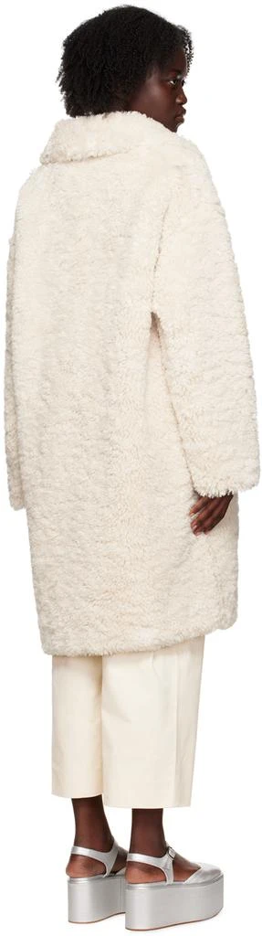 STAND STUDIO Off-White Anika Faux-Fur Coat 3
