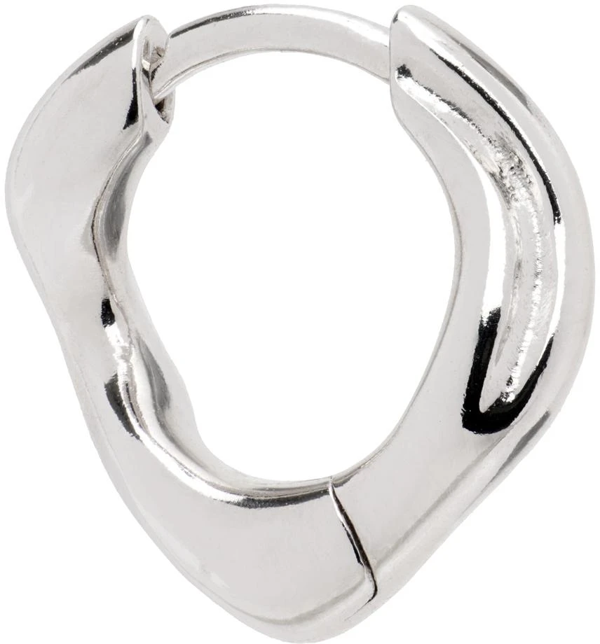 Maria Black Silver Anil 8mm Huggie Single Earring 2