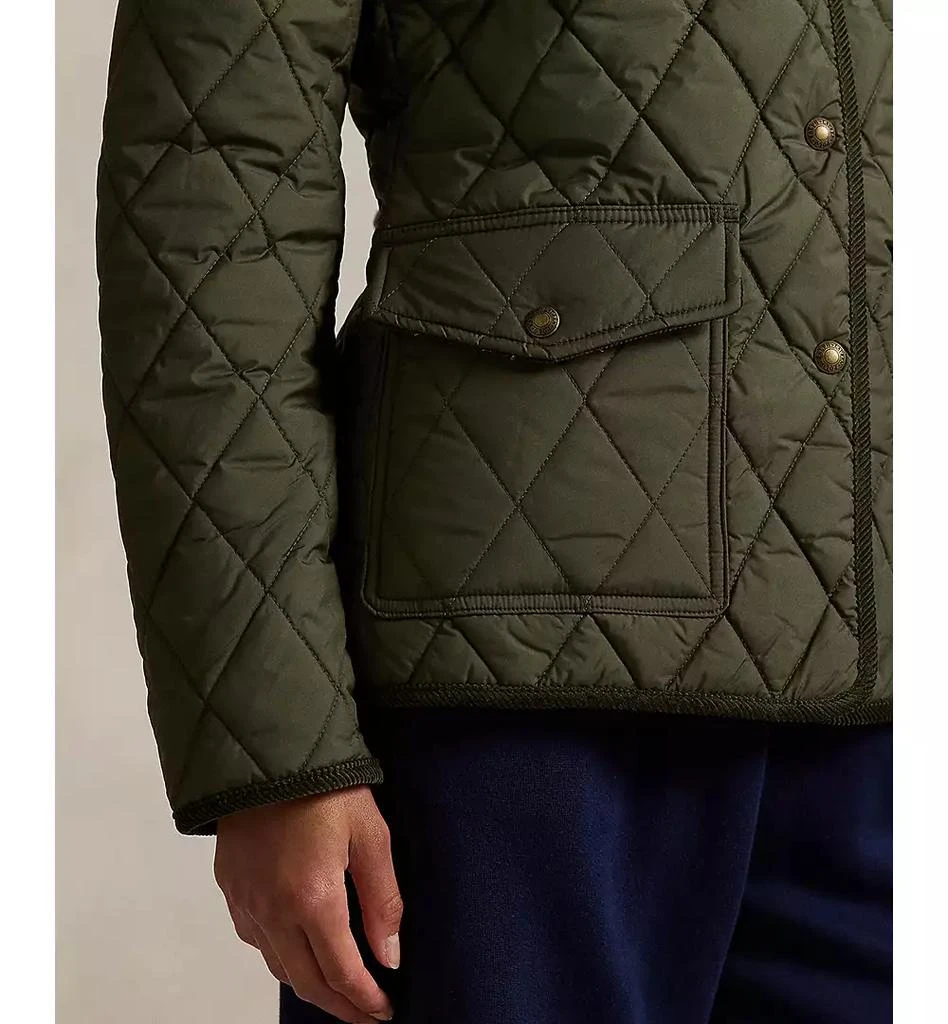 Ralph Lauren Women
s Corduroy-Trim Quilted Barn Jacket 4