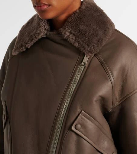 Yves Salomon Meteo shearling-lined leather jacket 4
